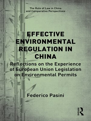 cover image of Effective Environmental Regulation in China